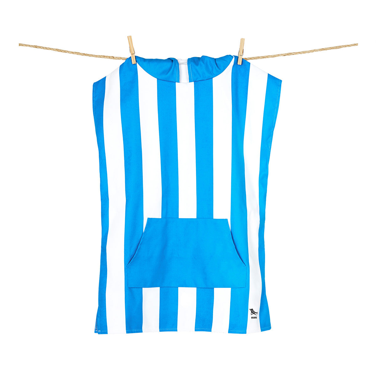 Dock & Bay Poncho Mini Cabana Collection Bondi Blue 100% Recycled 100% Recycled
