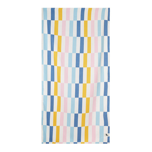 Dock & Bay Waffle Towel XL Boardwalk Parade 100% Recycled 100% Recycled