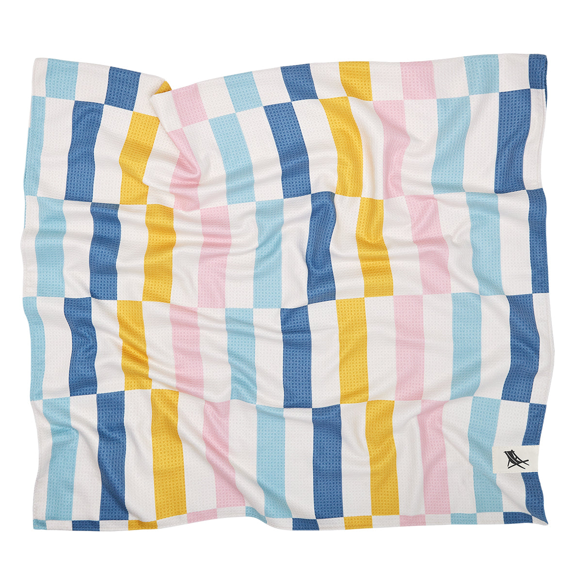 Dock & Bay Waffle Towel XL Boardwalk Parade 100% Recycled 100% Recycled