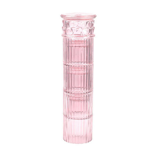 DOIY Greek Series Athena Stacking Glasses Pink