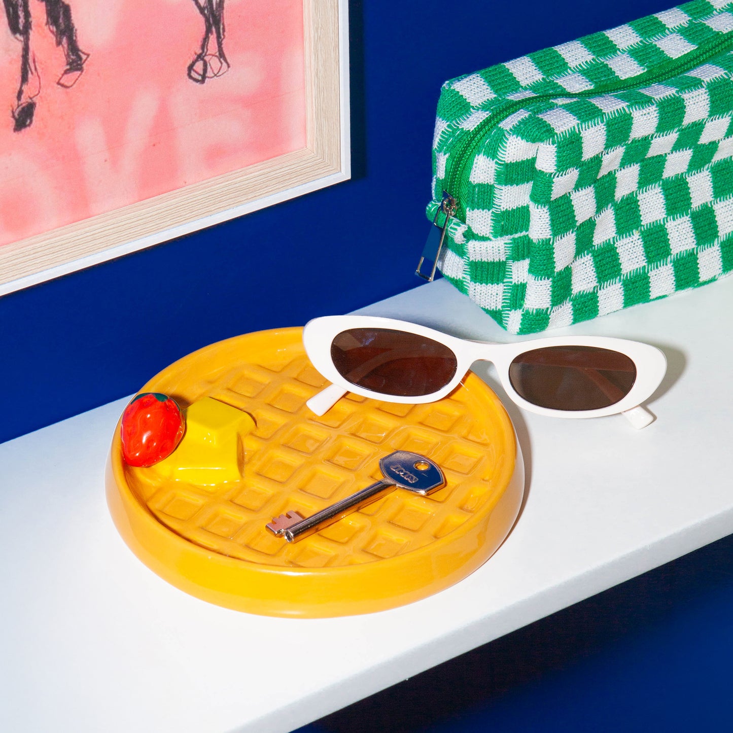 DOIY Good Morning Trinket Tray Waffle