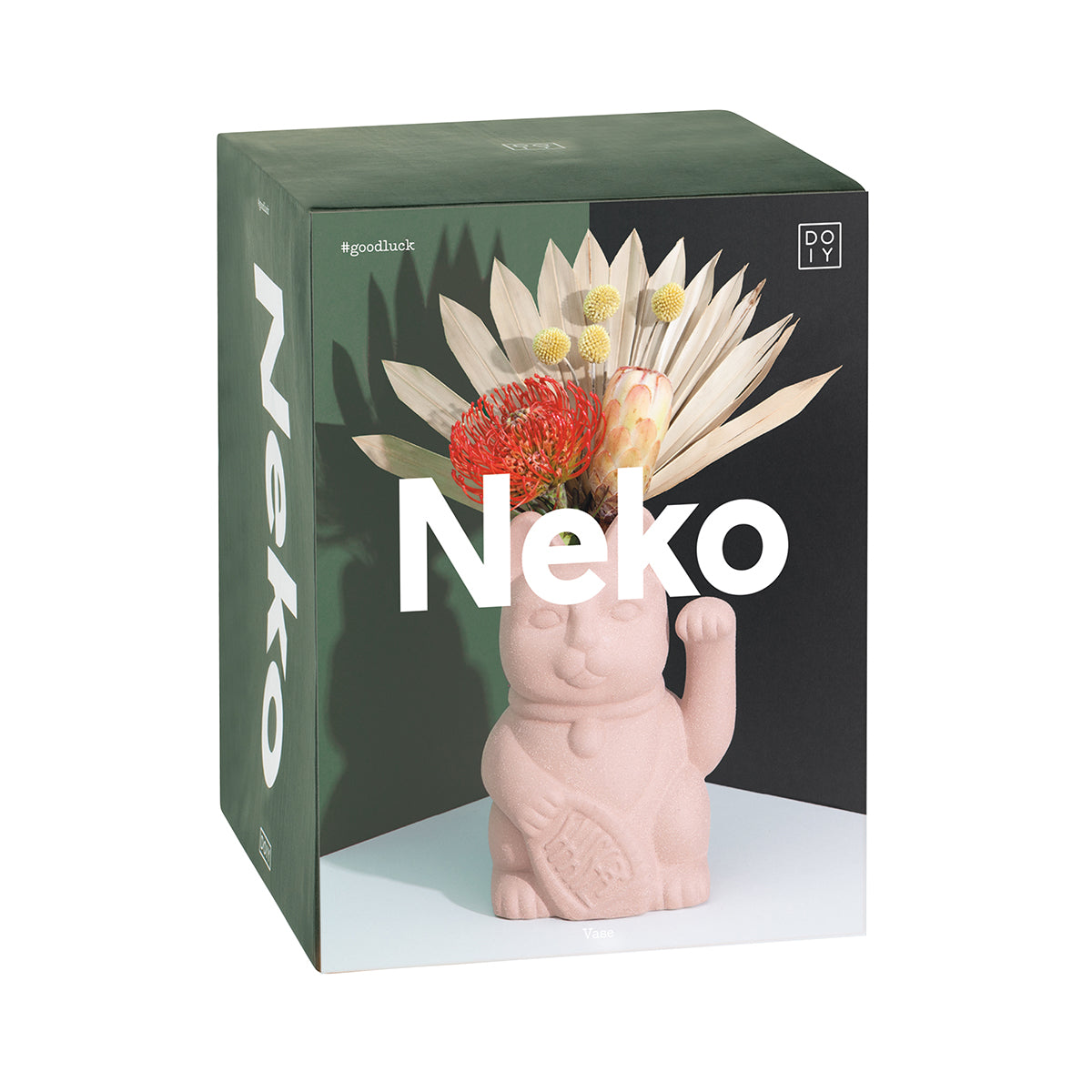 DOIY Neko Vase Apricot