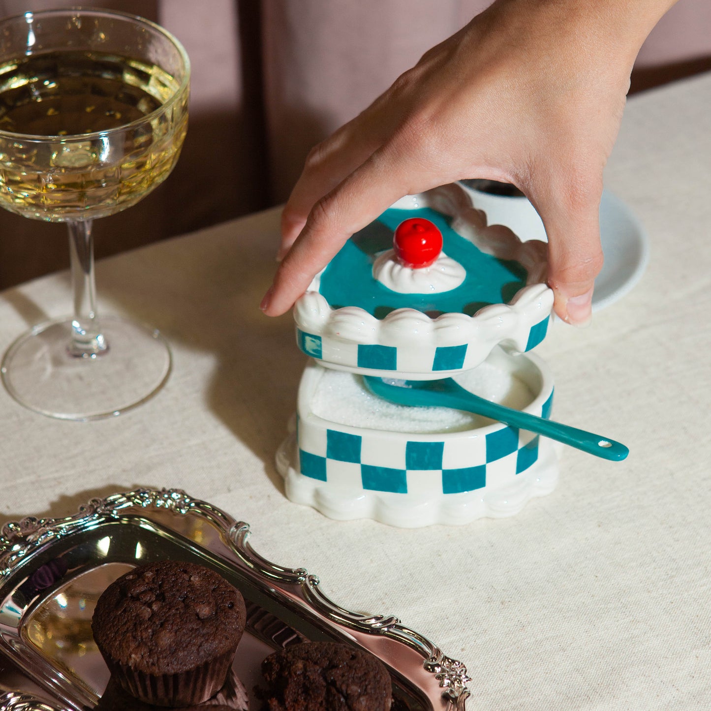 DOIY Sweetie Sugar Bowl