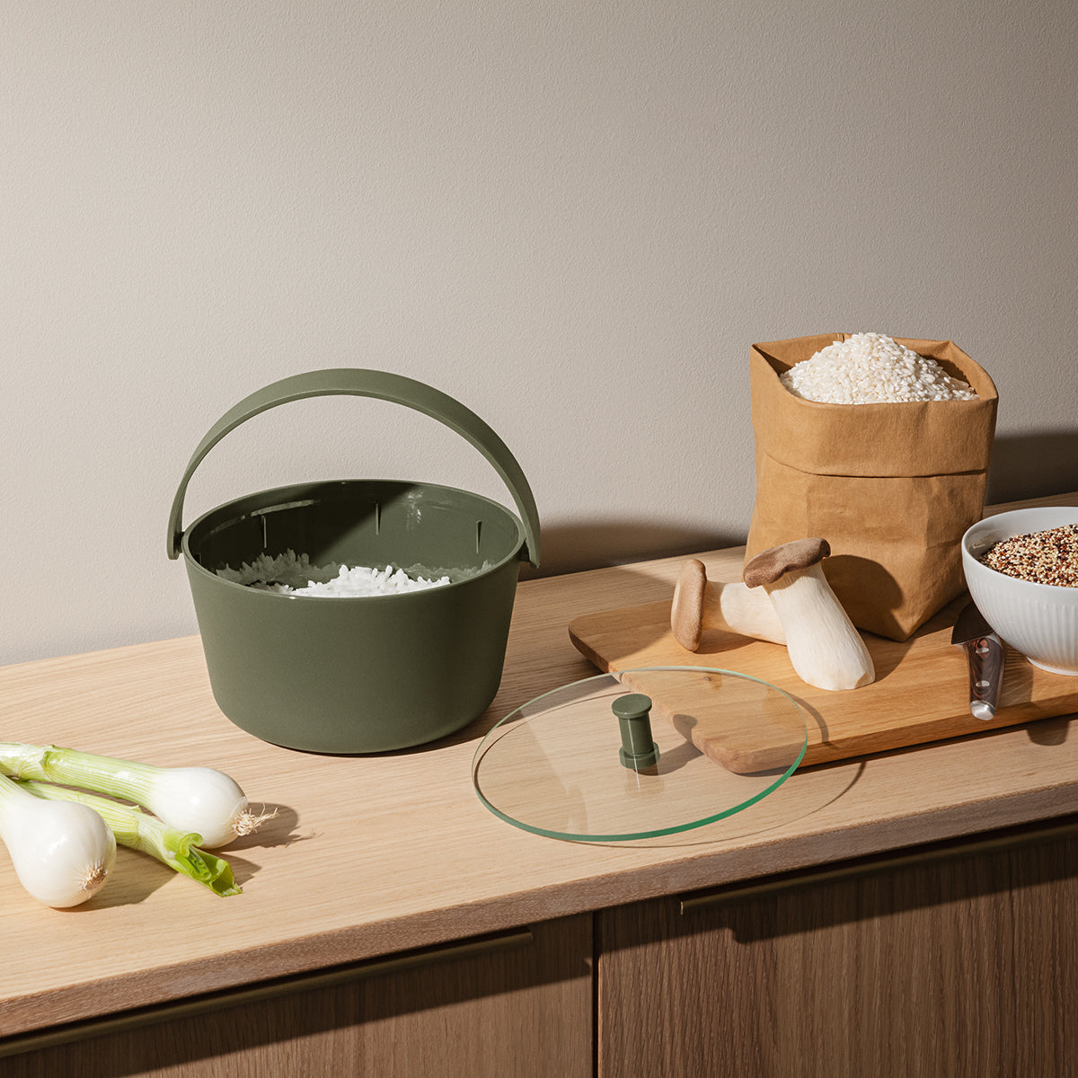 Eva Solo Green Tool Microwave Rice Steamer