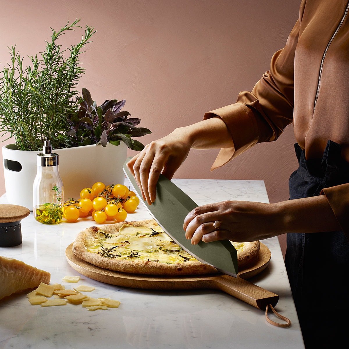 Eva Solo Green Tool Pizza / Herb Knife