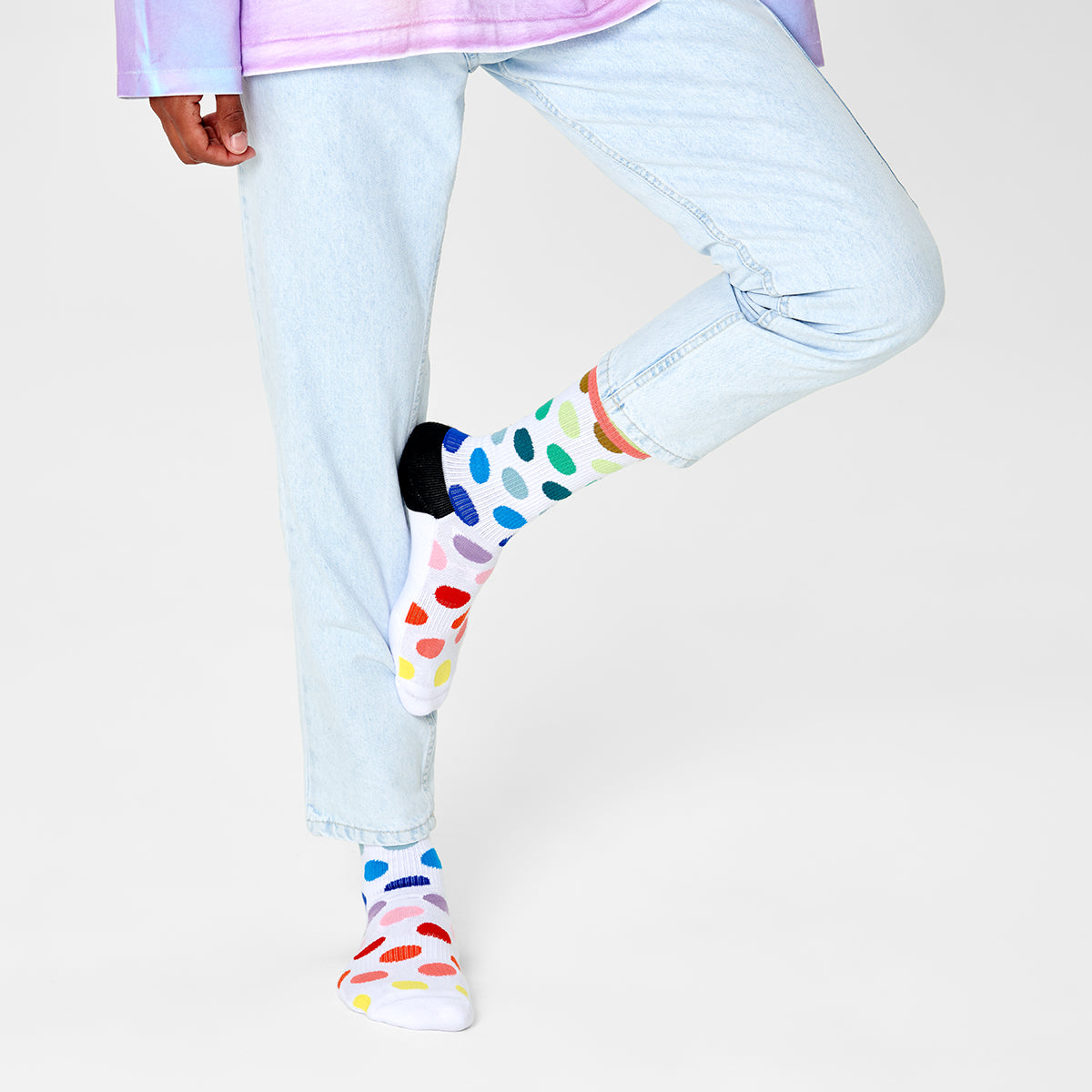 Happy Socks Big Dot Sneaker Sock (1303)