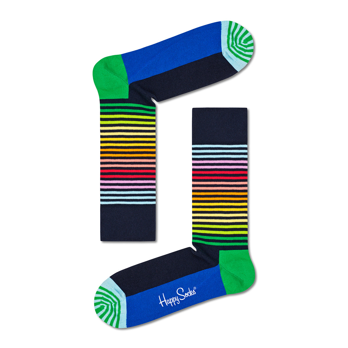Happy Socks Half Stripe Sock (6501)
