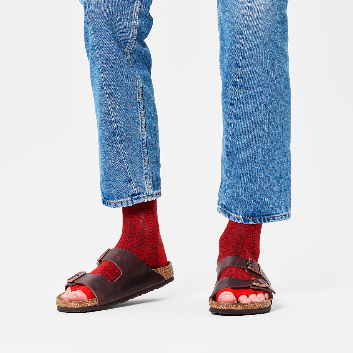 Happy Socks Toe Flirt 1/2 Crew Sock (4500)