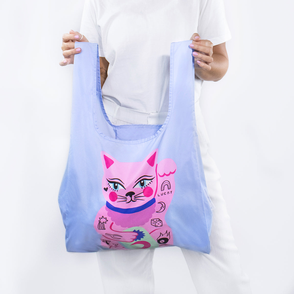 Kind Bag Reusable Bag Collab Amy Hastings Lucky Cat