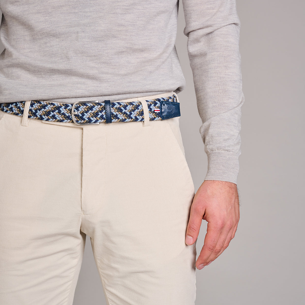 La Boucle La Boucle Multi Buckingham Woven Belt Woven Belt