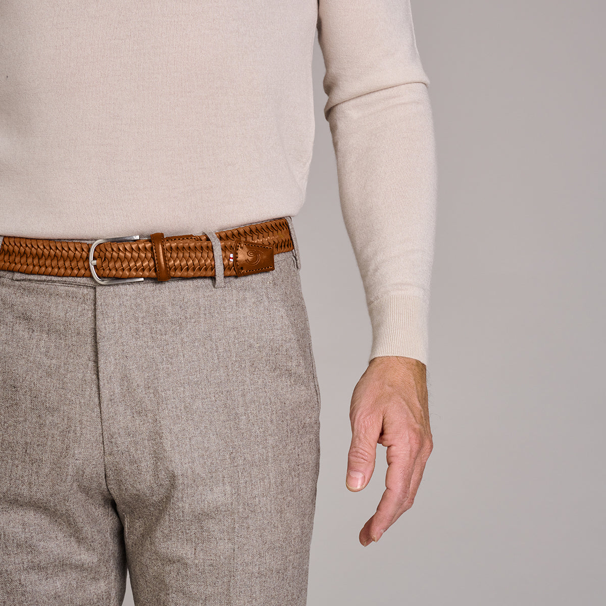 La Boucle La Boucle Stretch Leather Mono Napoli Woven Belt Woven Belt