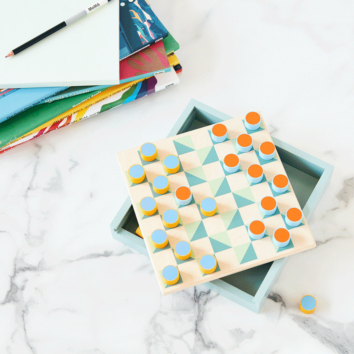 MoMA MoMA Chess & Checkers Set
