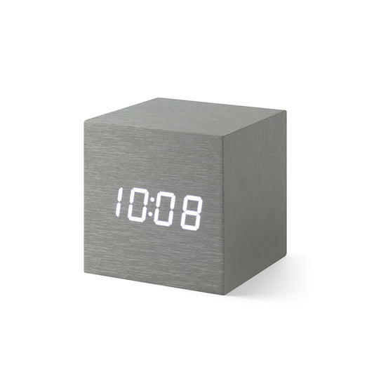MoMA MoMA Cube Clock Alume