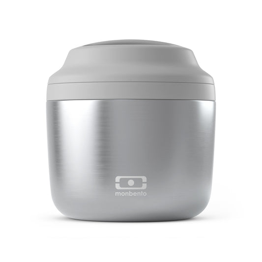Monbento MB Element (550ml) Silver Insulated Lunch Box Insulated Lunch Box