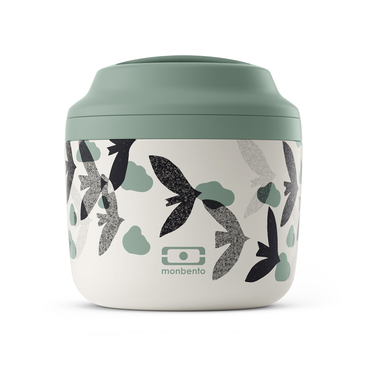 Monbento MB Element Graphic (550ml) Birds Insulated Lunch Box Insulated Lunch Box