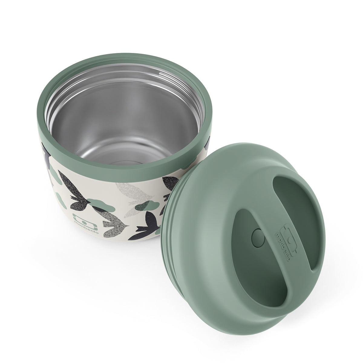 Monbento MB Element Graphic (550ml) Birds Insulated Lunch Box Insulated Lunch Box