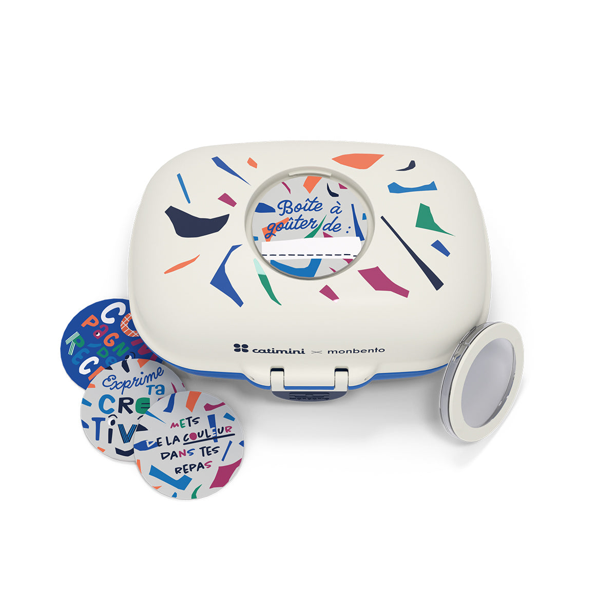Monbento MB Gram Catimini Blue Terrazzo Snack Box Snack Box