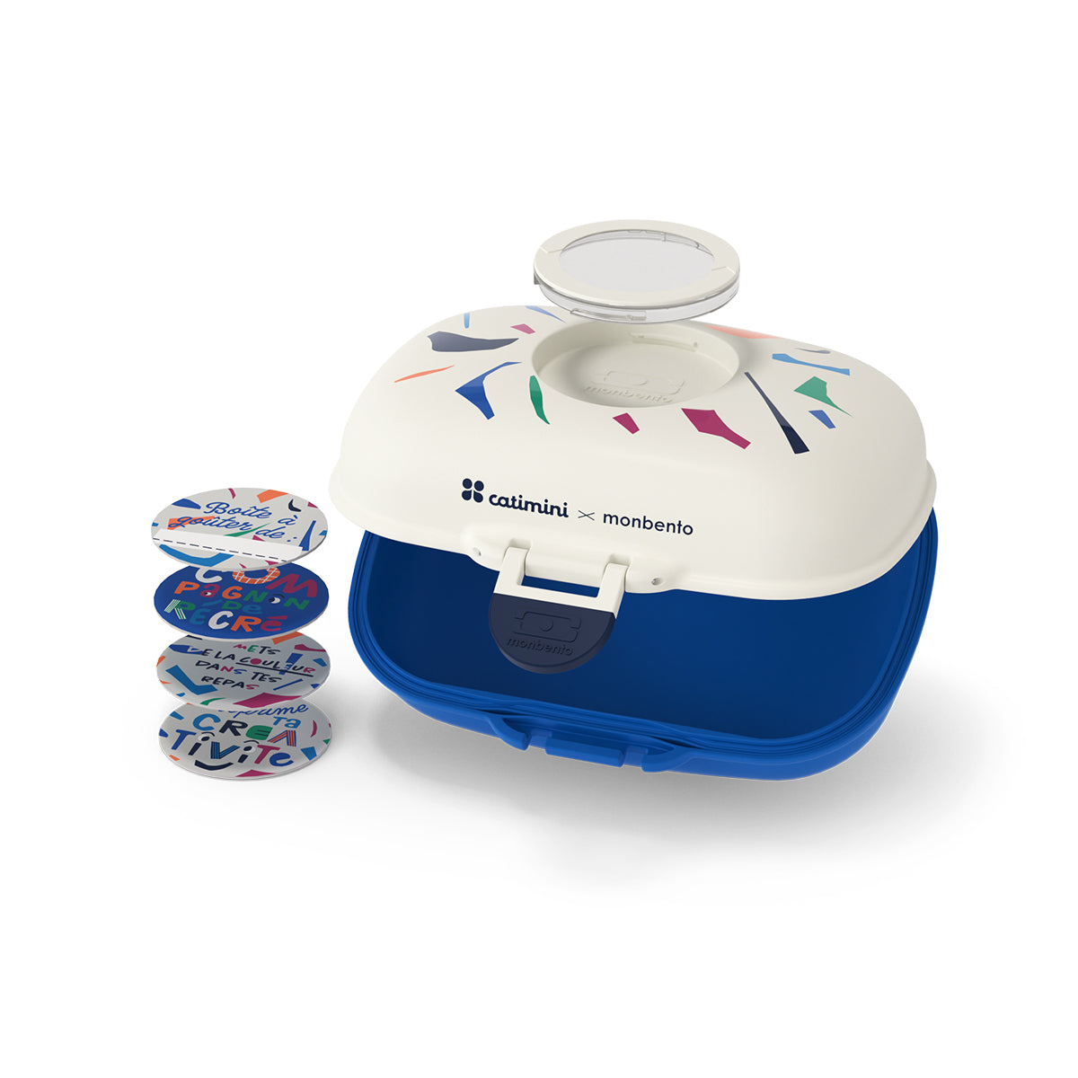 Monbento MB Gram Catimini Blue Terrazzo Snack Box Snack Box