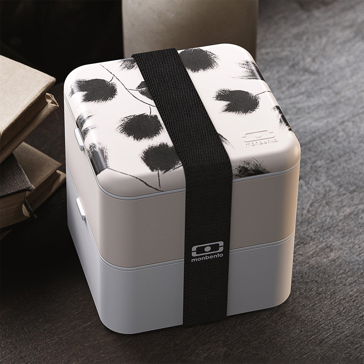Monbento MB Square Graphic Plume Lunch Box Lunch Box