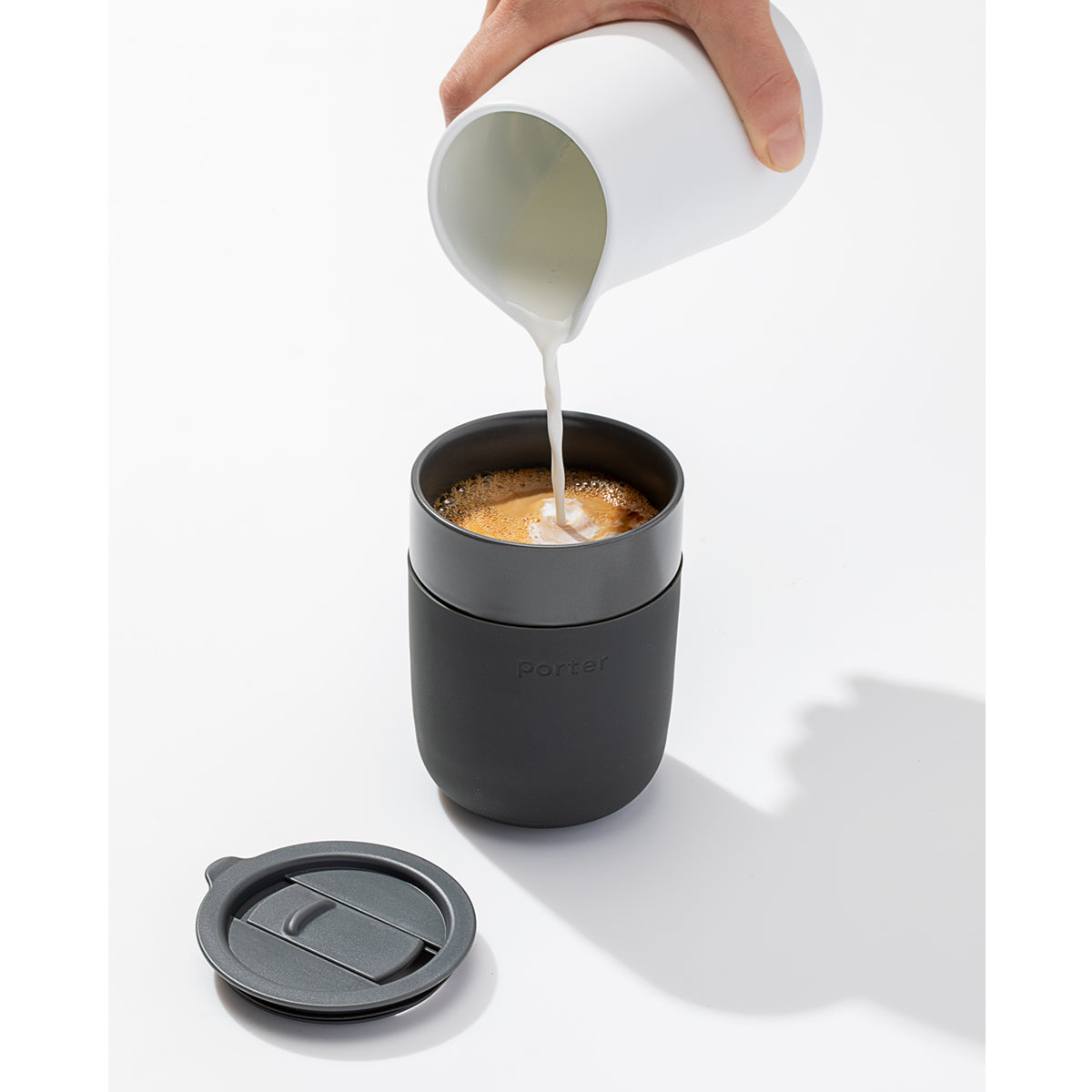 W&P Ceramic Mug 355ml Charcoal