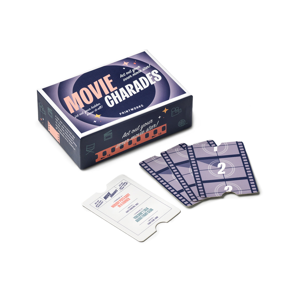 Printworks Card Game Charades Movie