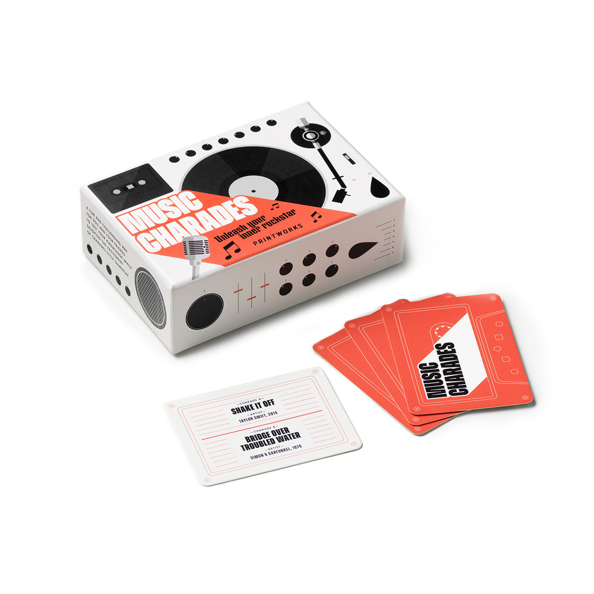 Printworks Card Game Charades Music