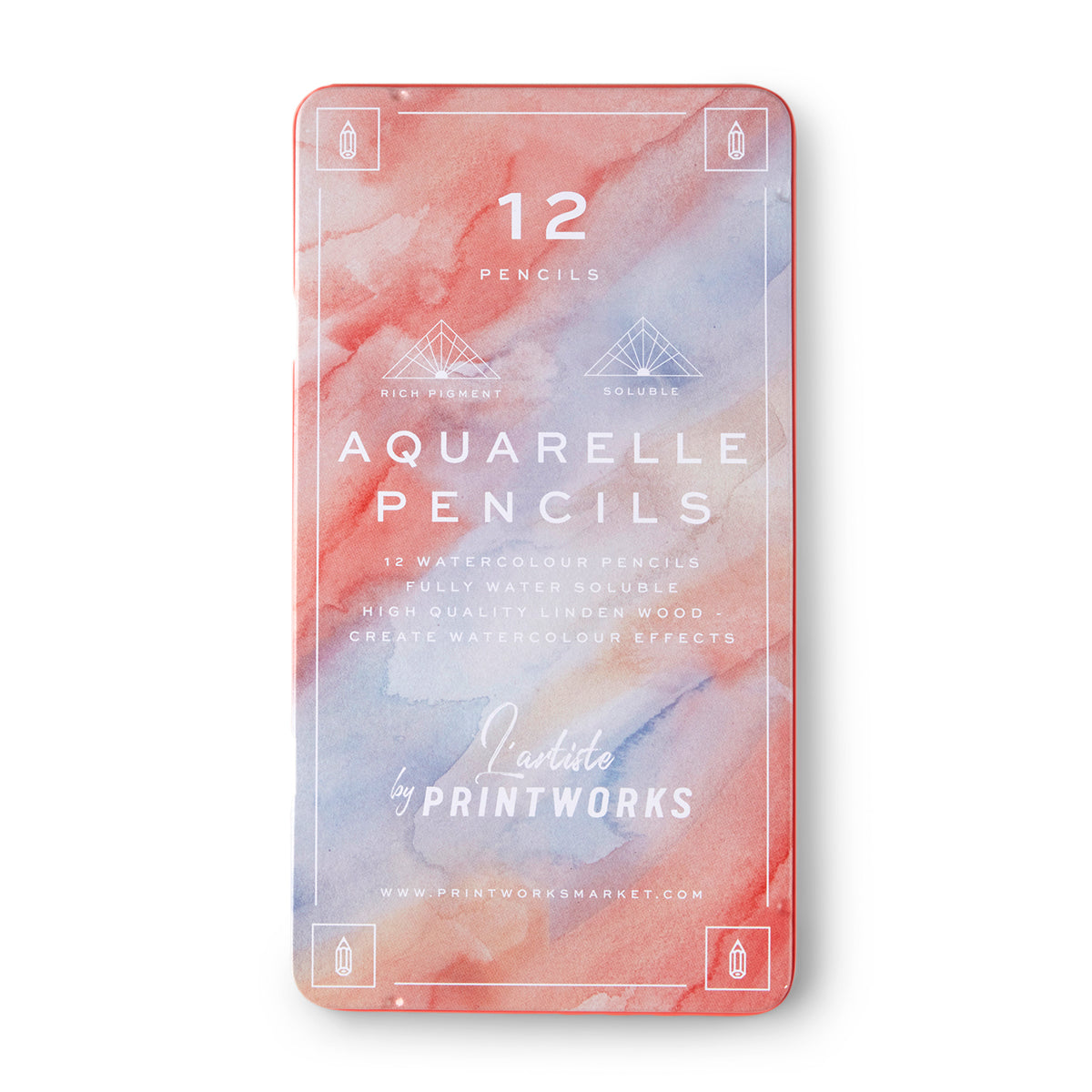 Printworks Colour Pencils (set of 12) - Aquarelle
