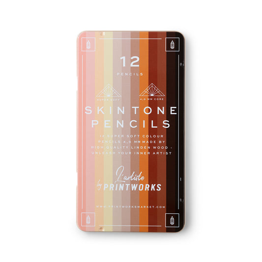 Printworks Colour Pencils (set of 12) - Skin Tone