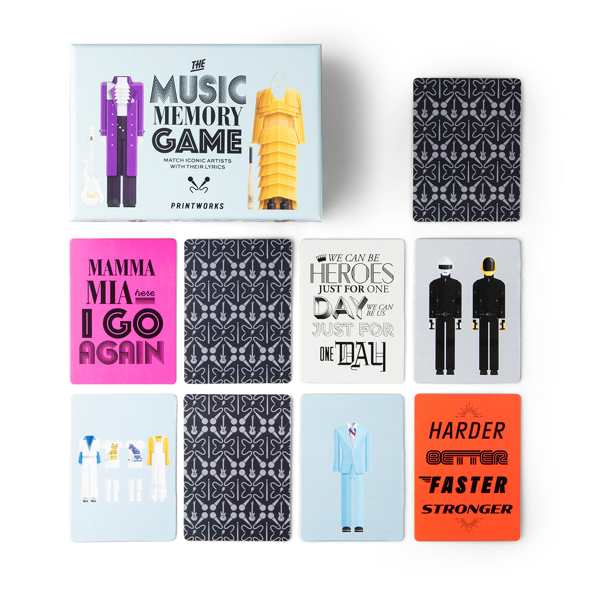 Printworks Card Game Memo Music