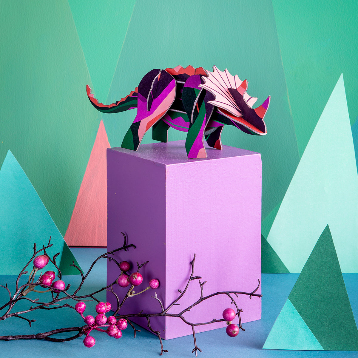 Studio Roof Creative Play Dinos (B6) Triceratops