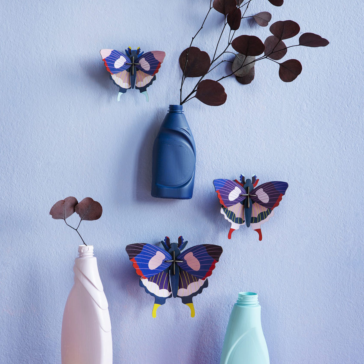 Studio Roof Wall Art Butterflies (A4) Set of 3 Swallowtail Butterfly