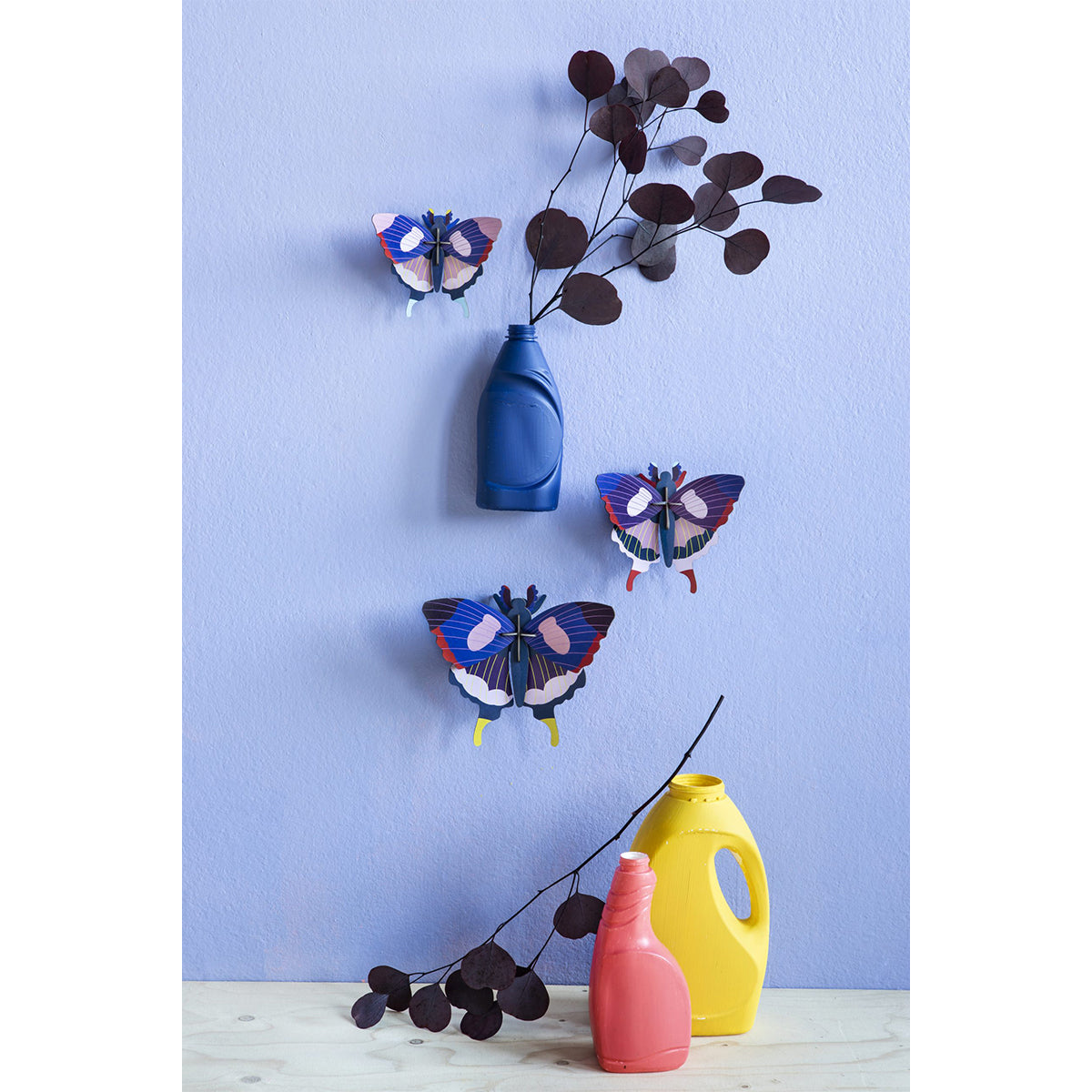 Studio Roof Wall Art Butterflies (A4) Set of 3 Swallowtail Butterfly