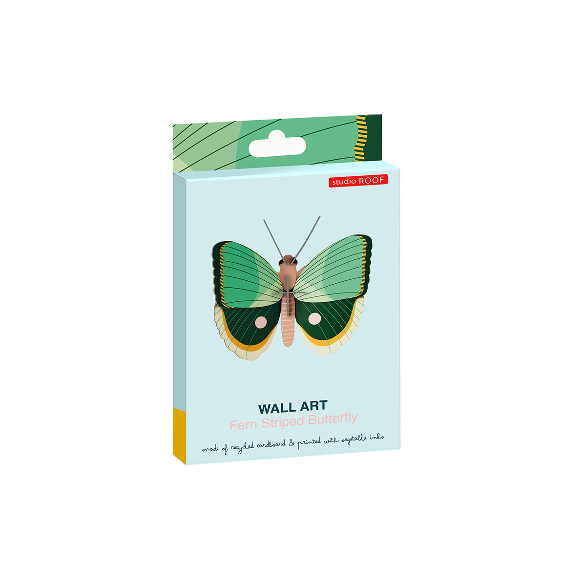 Studio Roof Wall Art Butterflies (B7) Fern Striped Butterfly