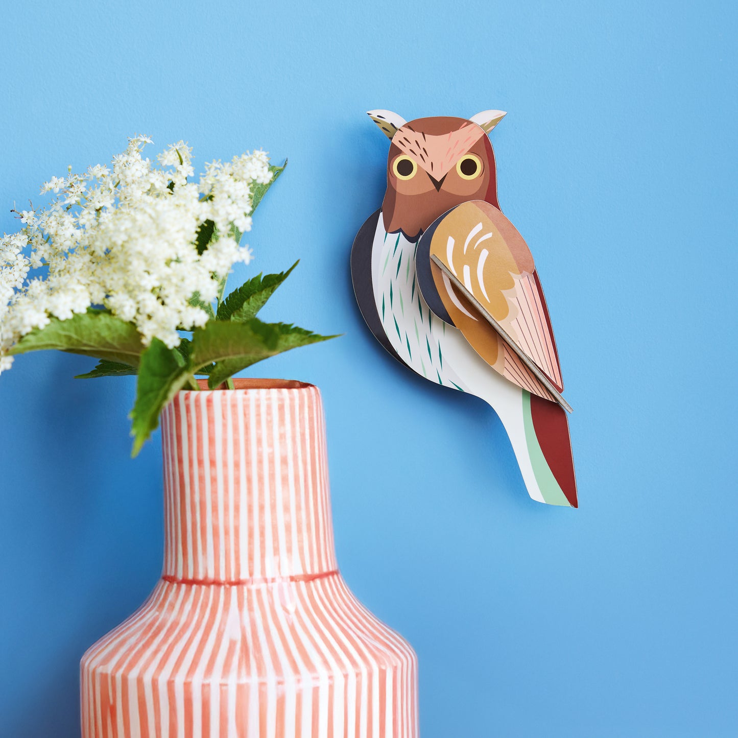 Studio Roof Wall Art Garden Birds (B6) Tawny Owl