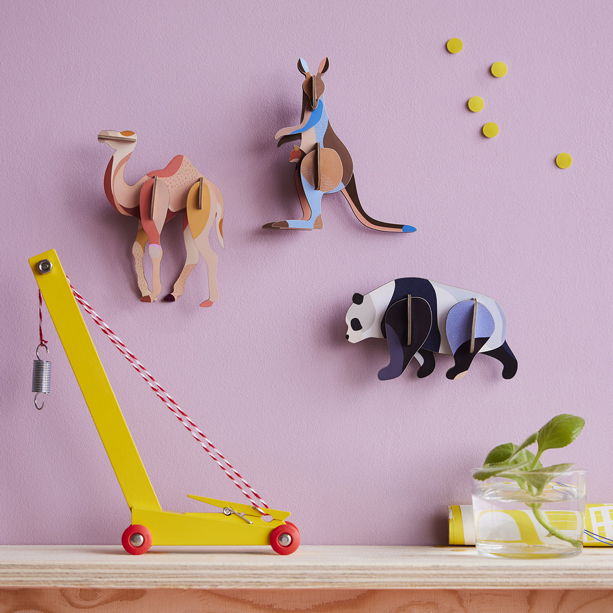 Studio Roof Wall Art Jungle Animals (B7) Kangaroo