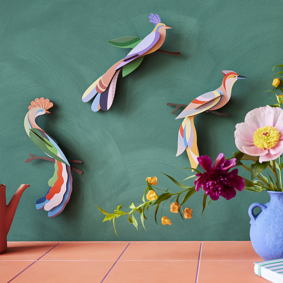 Studio Roof Wall Art Paradise Birds (B5) Meti