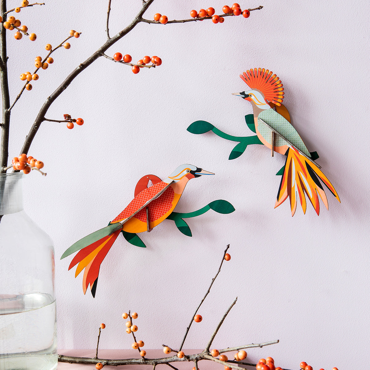 Studio Roof Wall Art Paradise Birds (B5) Obi