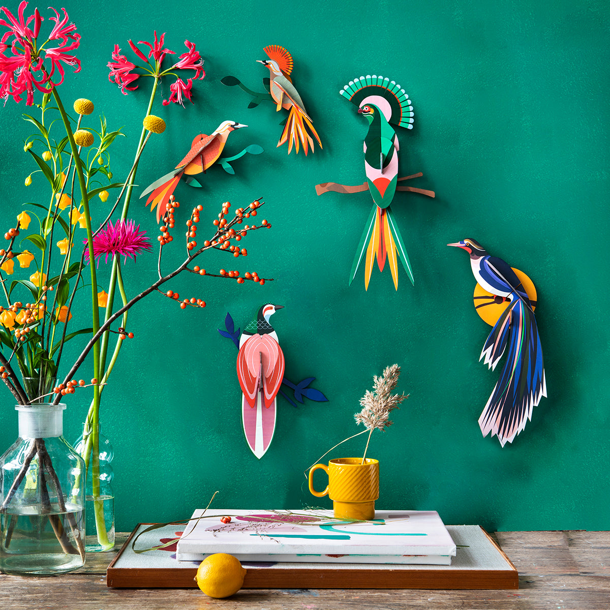 Studio Roof Wall Art Paradise Birds (B5) Obi