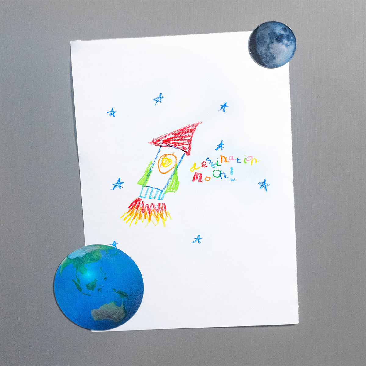 Suck UK Animated Moon & Earth Magnets