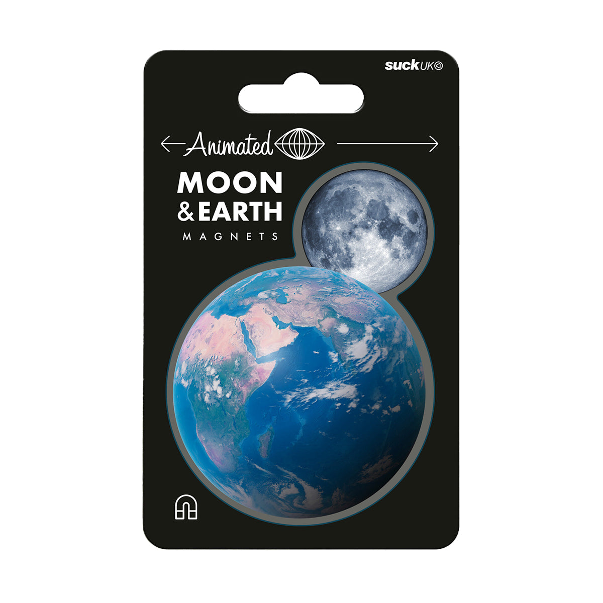 Suck UK Animated Moon & Earth Magnets
