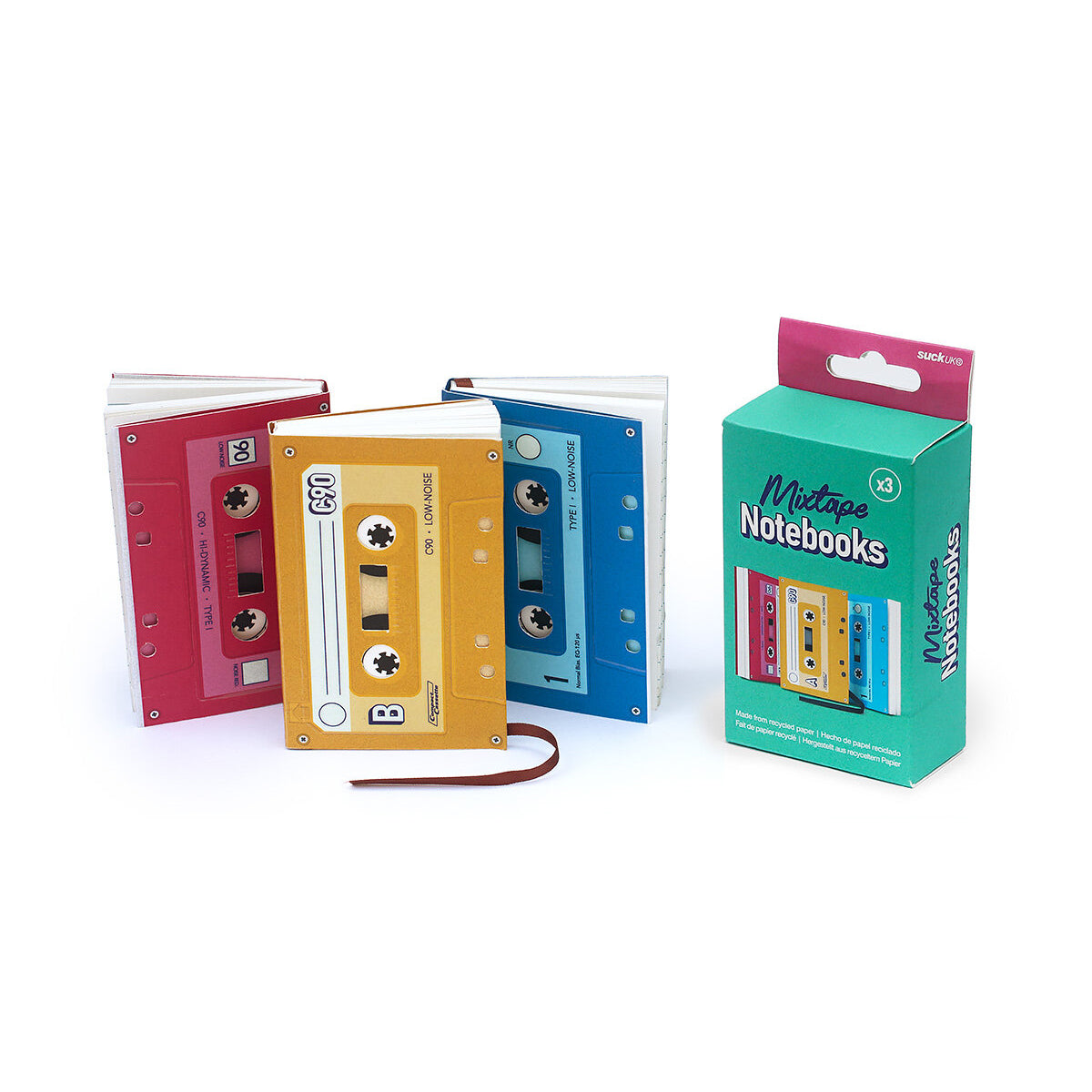 Suck UK Notebooks Mixtape