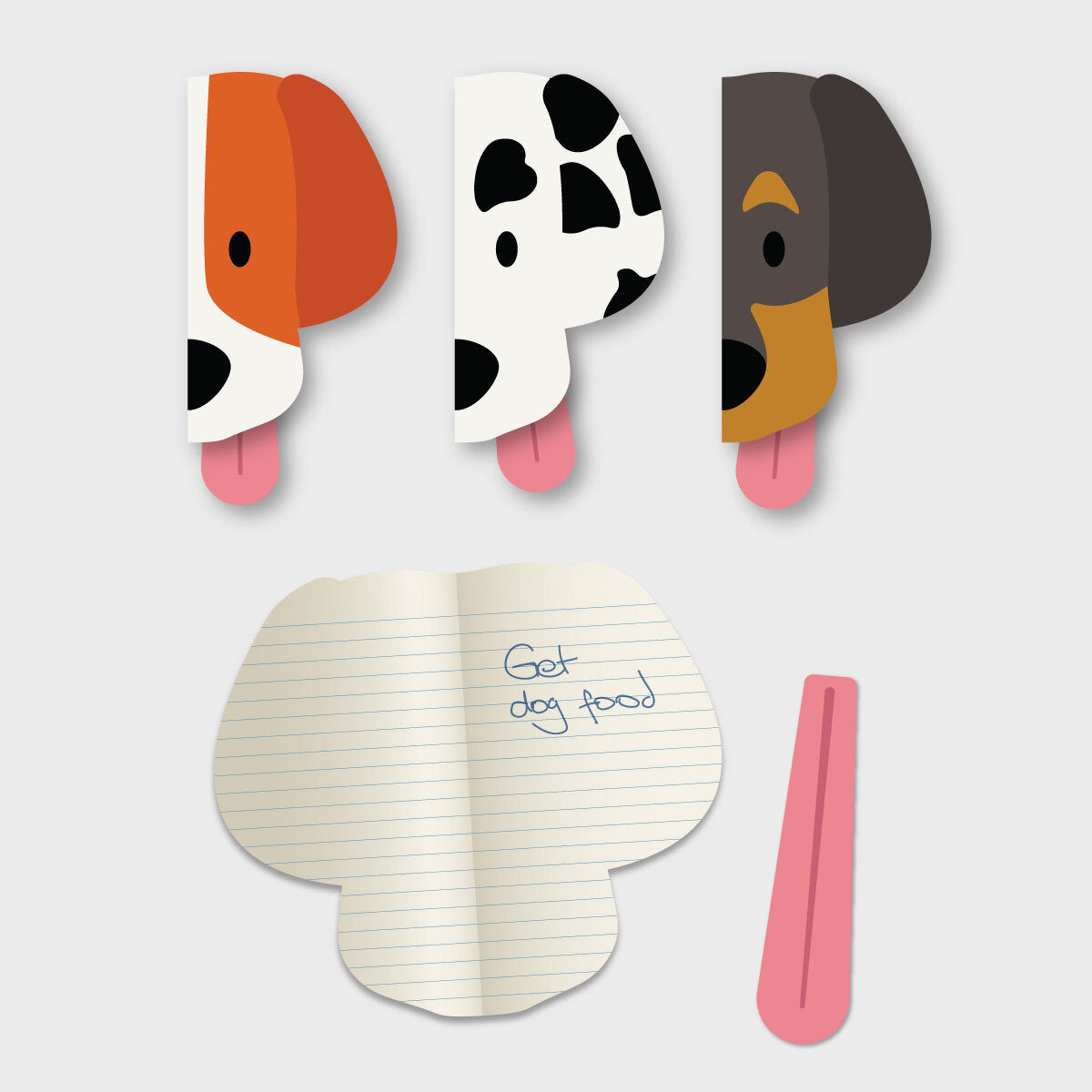 Suck UK Notebooks Dog Shaped (Set of 3)