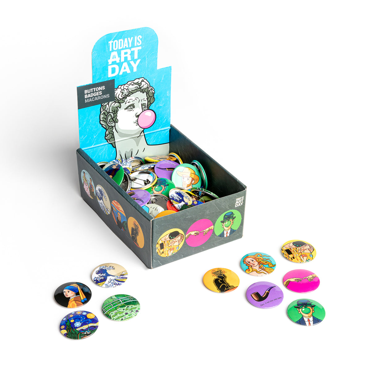Today Is Art Day Button Badge CDU (set of 100)