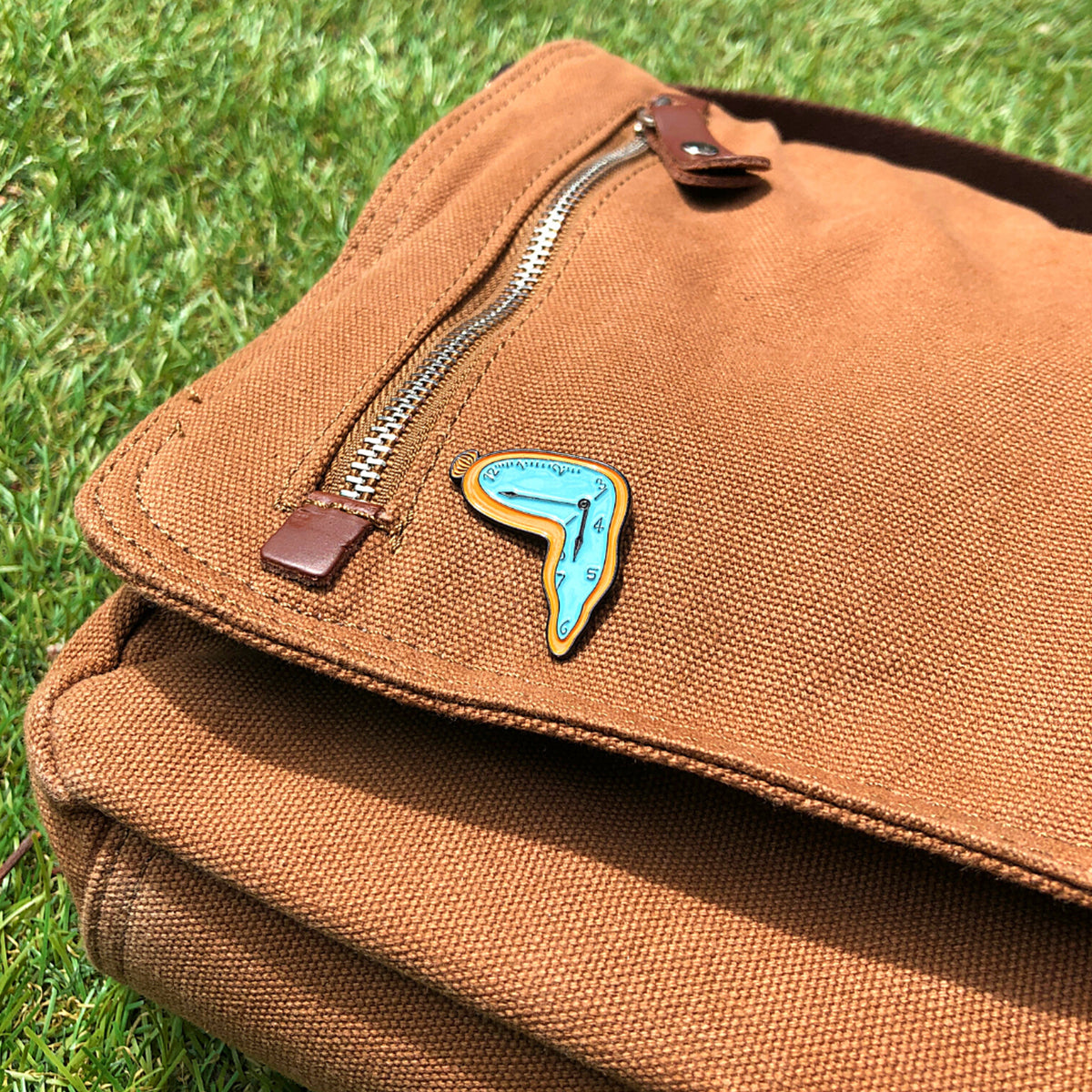 Today Is Art Day Enamel Pin Dali Persistence of Memory