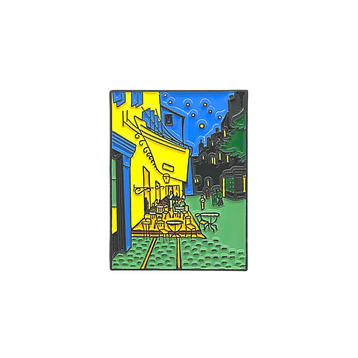 Today Is Art Day Enamel Pin Vincent Van Gogh Cafe Terrrace