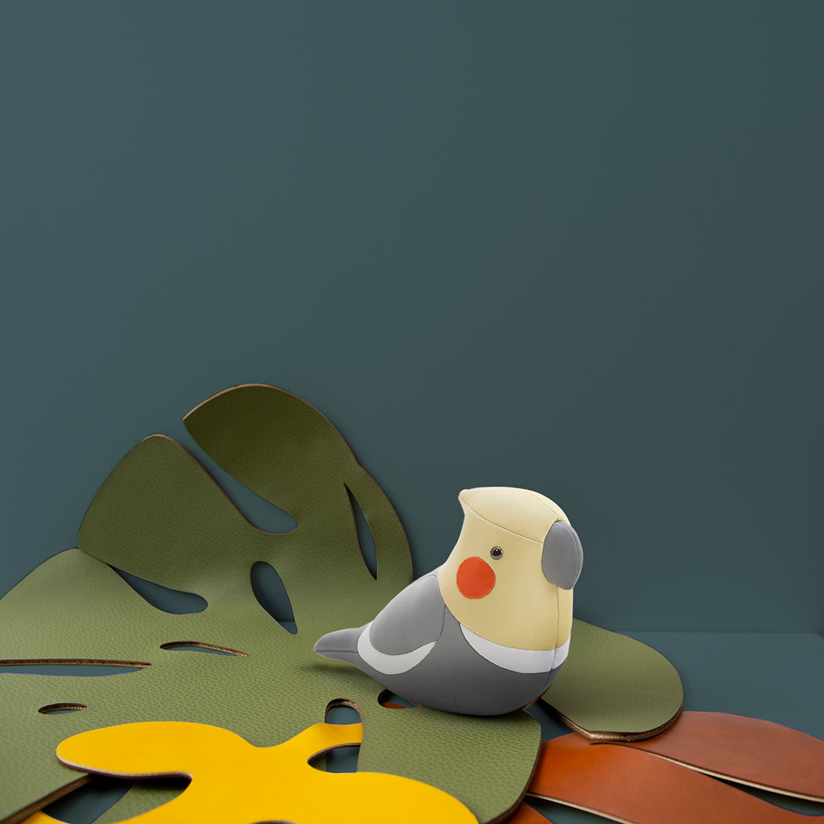Zuny Bookend Classic Cockatiel Gray