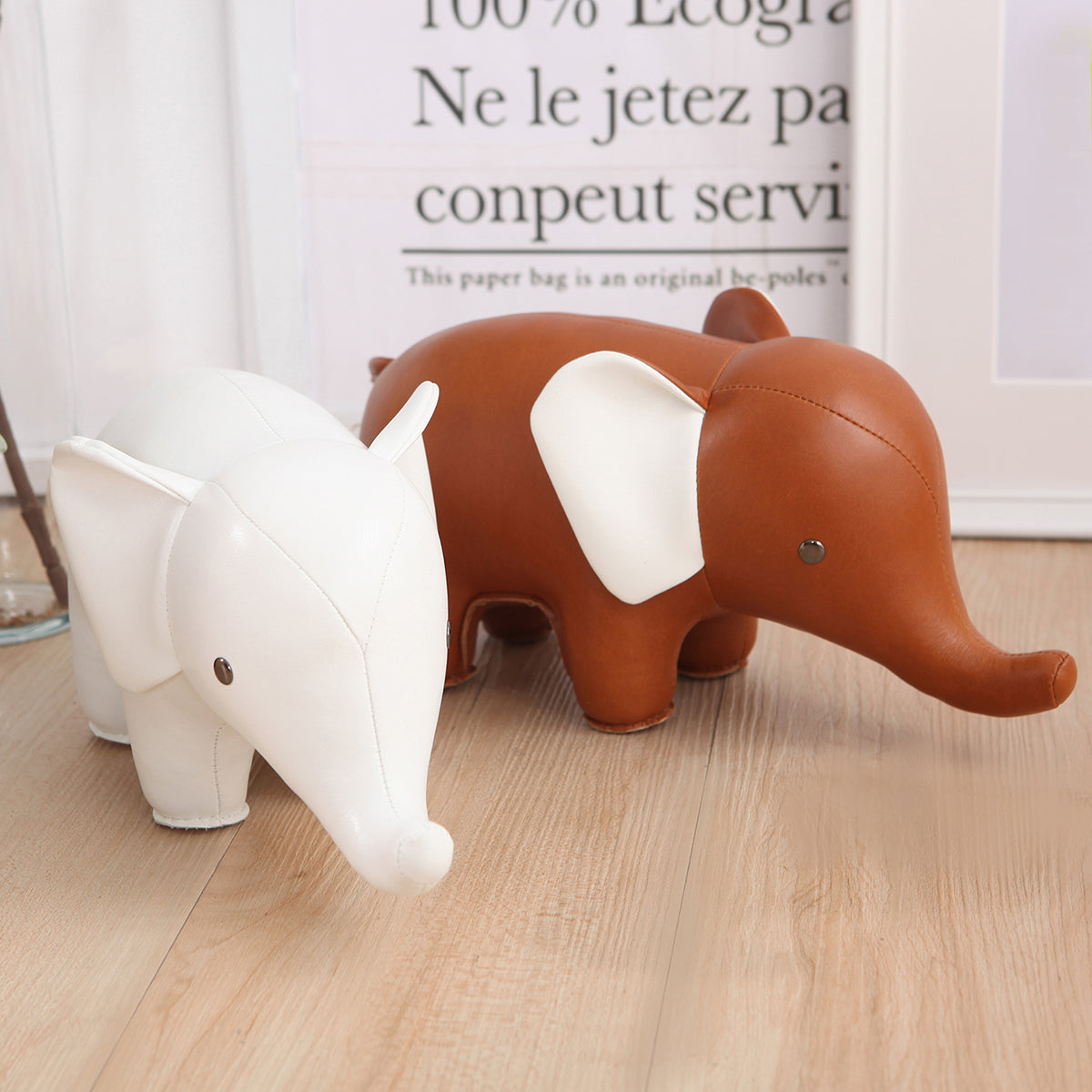 Zuny Bookend Classic Elephant Tan