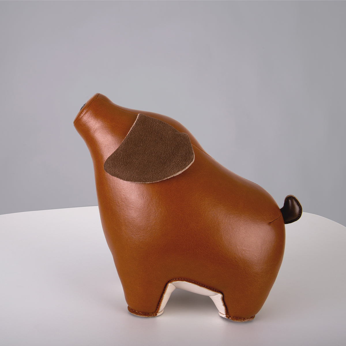 Zuny Bookend Pig Tan