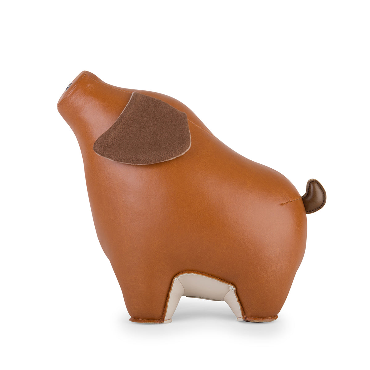 Zuny Bookend Pig Tan
