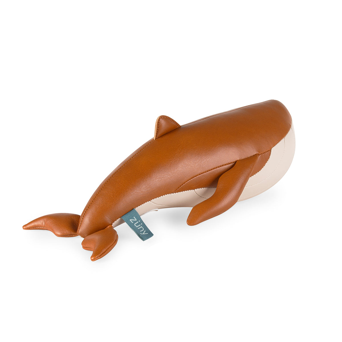 Zuny Bookend Whale Wave Tan